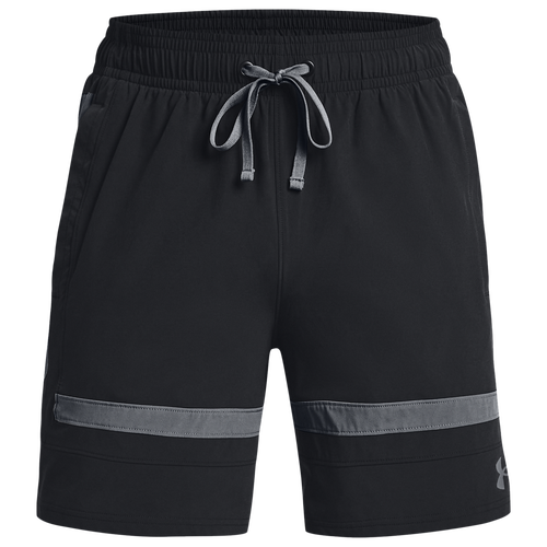 

Under Armour Mens Under Armour Baseline Woven 7Shorts 2 - Mens Black/Grey Size M