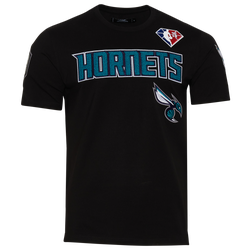 Men's - Pro Standard Hornets NBA T-Shirt - Black/Teal