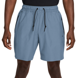 Men's - Nike Tech Shori Knit Shorts  - Blue/Black