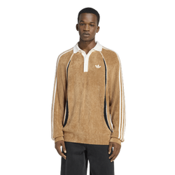 Men's - adidas Retro Winter Polo  - Black/Off White/Cardboard