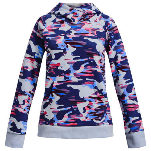 

Girls Under Armour Under Armour Rival Fleece Printed Hoodie - Girls' Grade School Bauhaus Blue/Oxford Blue/Pink Punk Size M