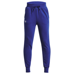 Girls' Grade School - Under Armour Rival Fleece Joggers - Bauhaus Blue/White