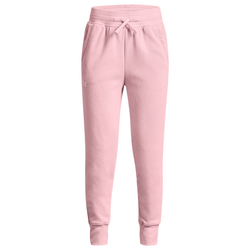 

Girls Under Armour Under Armour Rival Fleece Joggers - Girls' Grade School Prime Pink/White Size XL