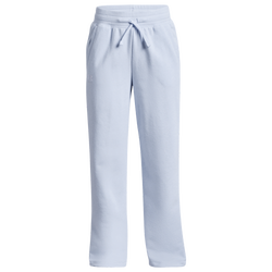 Girls' Grade School - Under Armour Rival Fleece Pants - Oxford Blue/White