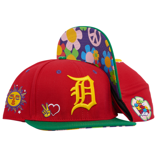 

Pro Standard Pro Standard Tigers Peace & Love Snapback Hat - Adult Red Size One Size