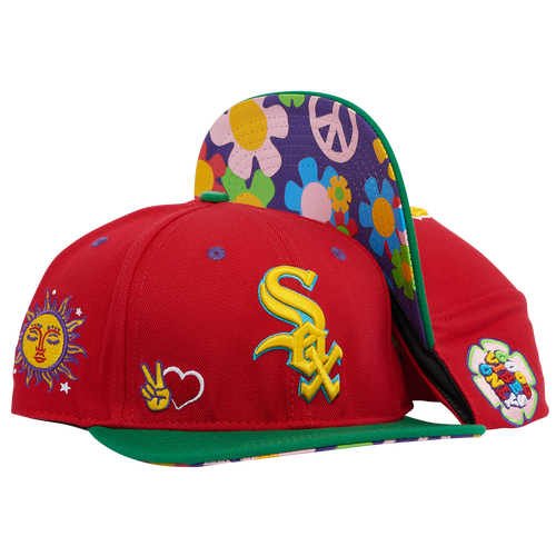 

Pro Standard Pro Standard White Sox Peace & Love Snapback Hat - Adult Red Size One Size