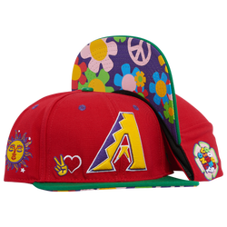 Adult - Pro Standard Diamondbacks Peace & Love Snapback Hat - Red