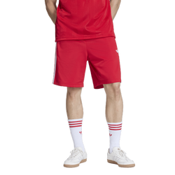Men's - adidas Firebird Shorts  - Red/White
