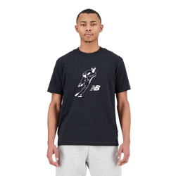 Men's - New Balance Shohei Always On Logo T-Shirt  - Black/White