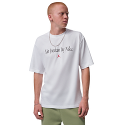 Men's - Jordan Brooklyn GFX Sneaker 85 Short Sleeve Crew  - White
