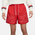 Nike Woven Monogram Flow Shorts  - Men's Red/White