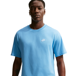 Men's - Nike Max 90 Club T-Shirt  - University Blue/University Blue