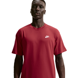 Men's - Nike Max 90 Club T-Shirt  - Team Crimson