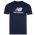 New Balance Essential Stacked Logo T-Shirt  - Men's Navy/Sea Salt