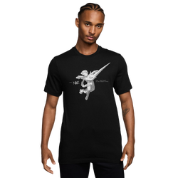 Men's - Nike NSW T Shirt  Wings City  - Black/White