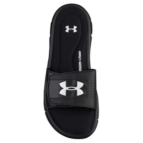 Under Armour Ignite V Slide - Men's Shoes - Black / White - 1287318-001
