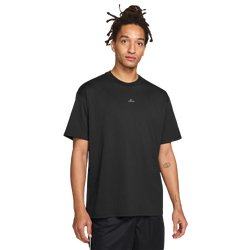 Men's - Nike Dri-Fit Short Sleeve T-Shirt  - Black/White