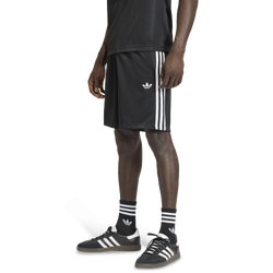 Men's - adidas 3 Stripes Loose Engineered Shorts 8"  - Black/White