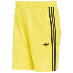 Men's - adidas 3 Stripes Loose Engineered Shorts 8"  - Yellow/Black