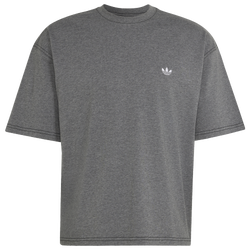 Pour hommes - adidas T-shirt ample Originals Essentials Melange - Blanc/Gris quatre
