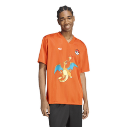 Men's - adidas Originals Pokemon Jersey  - Multi/Collegiate Orange