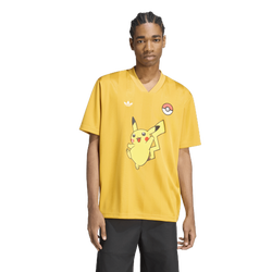 Men's - adidas Originals Pokemon Jersey  - Preloved Yellow/Multi