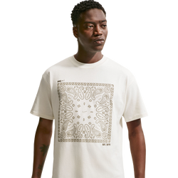 Men's - Nike NSW Max90 Short Sleeve Bandana T-Shirt  - White/Black