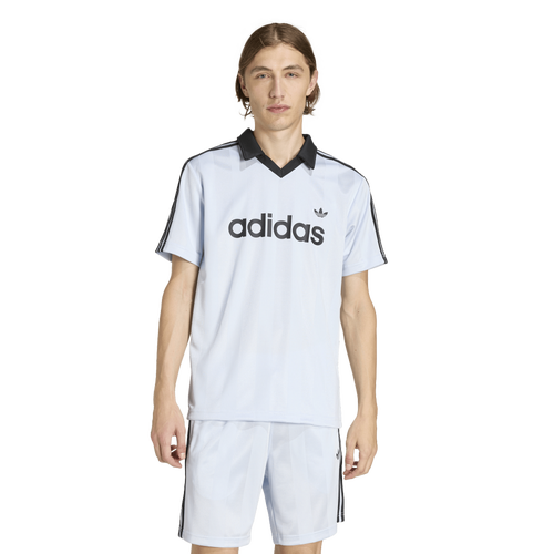  - adidas Archive Collar Engineered Jersey - Black/Blue