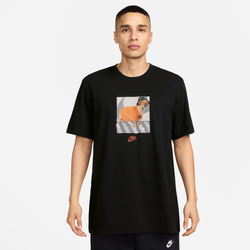 Men's - Nike NSW HBR Open 1 HO24 T-Shirt  - Black/Black
