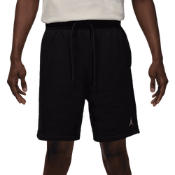 Men's - Jordan Brooklyn Fleece Shorts  - Black/White