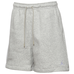 Men's - Jordan Brooklyn Fleece Shorts  - White/Grey Heather