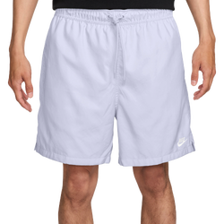 Men's - Nike Club Flow Shorts  - Amethyst Tint/White