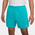 Nike Club Flow French Terry Shorts  - Men's Teal/White