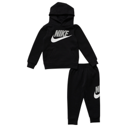 Boys' Toddler - Nike Club Pullover Set - Black/Grey