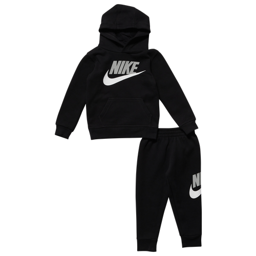 

Boys Nike Nike Club Pullover Set - Boys' Toddler Black/Grey Size 4T
