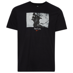 Men's - Nike Say Less T-Shirt  - Black/White
