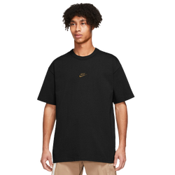 Men's - Nike NSW Premium Essentials SUST T-Shirt  - Black/Gold