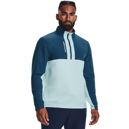 

Under Armour Mens Under Armour Storm Daytona Golf Half Zip - Mens Fuse Teal/Petrol Blue Size L