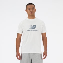 Men's - New Balance Sport Essentials Logo T-Shirt  - White/Black