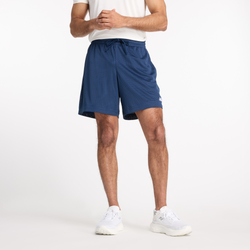 Men's - New Balance Sport Essentials 7 Inch Mesh Short  - White/Navy