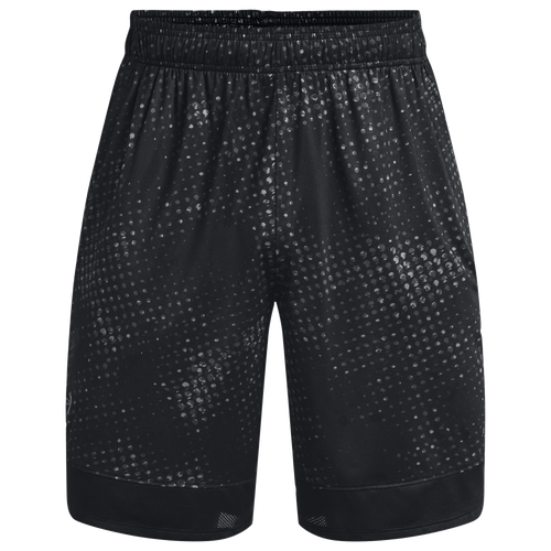 

Under Armour Mens Under Armour All Over Print Train Stretch Short - Mens Black/Gray Size L