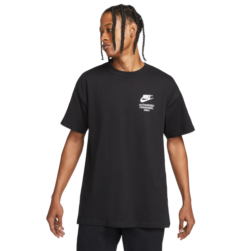 Nike Men's Authorized Personal T-Shirt - Size XL - Black