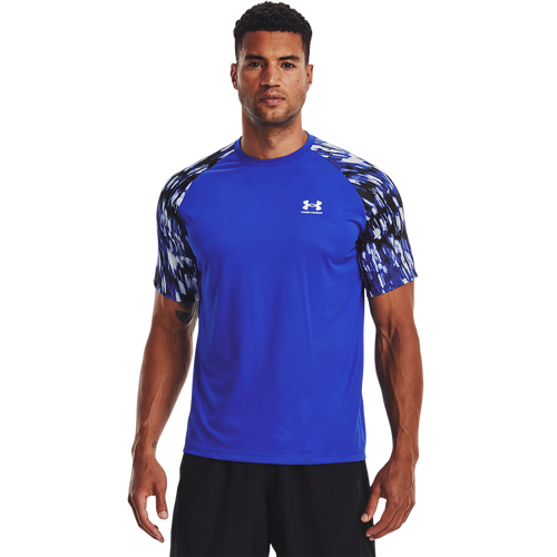 

Under Armour Mens Under Armour Tech 2.0 Printed Short Sleeve T-Shirt - Mens Versa/Bauhaus Blue Size M