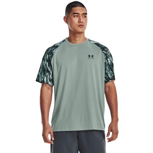 

Under Armour Mens Under Armour Tech 2.0 Printed Short Sleeve T-Shirt - Mens Opal Green/Tourmaline Teal Size XL