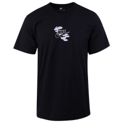 Men's - Nike Air Flip T-Shirt  - Black/Purple