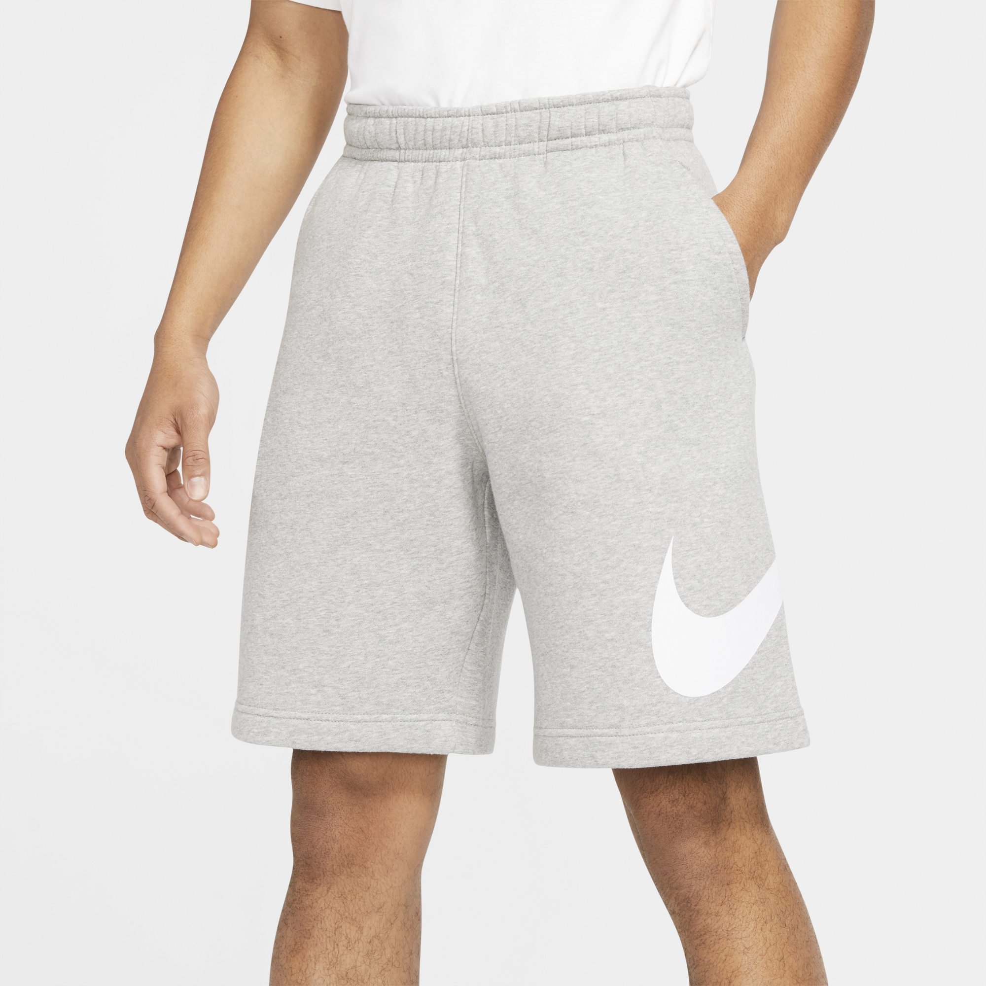grey nike sportswear shorts