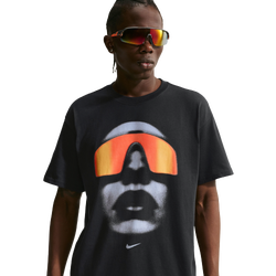 Men's - Nike NSW M90 Short Sleeve T-Shirt  - Black/Yellow