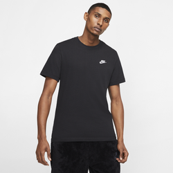 Men's - Nike Sportswear Club T-Shirt - Black/White