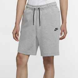 Men's - Nike Tech Fleece Shorts  - Dark Grey Heather/Black
