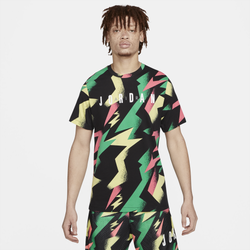 Men's - Jordan Jumpman Air AOP T-Shirt - Black/Sunset Pulse